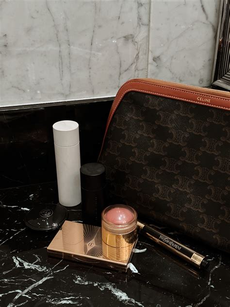 celine makeup bag